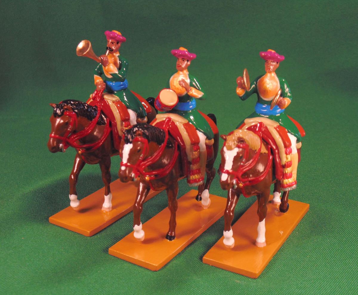 Beau Geste Set 561 - Mounted Macebearers from Indore, Delhi Durbar, 1903
