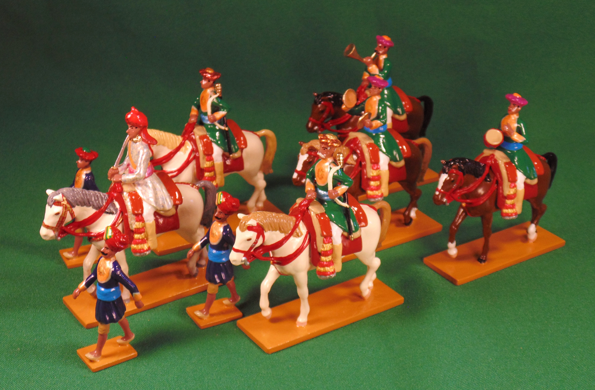 Beau Geste Sets 559, 560 and 561. The Indore Cavalry Group, Delhi Durbar 1903