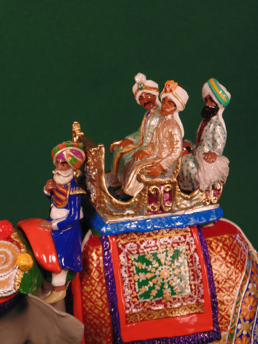 Beau Geste Set 555 - State Elephant of Bansda, Delhi Durbar, 1903.

